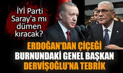 Erdoğan'dan çiçeği burnundaki Genel Başkan Dervişoğlu'na tebrik! İYİ Parti Saray'a mı dümen kıracak?