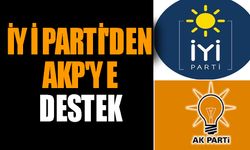 İYİ Parti'den AKP'ye destek