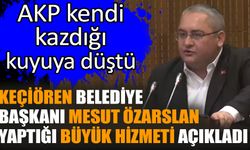 Keçiören Belediye Başkanı Mesut Özarslan yaptığı büyük hizmeti açıkladı! AKP kendi kazdığı kuyuya düştü