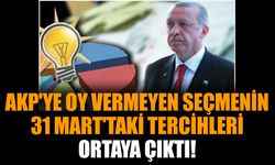 AKP'ye oy vermeyen seçmenin 31 Mart'taki tercihleri ortaya çıktı!