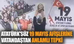 19 Mayıs Afişlerinde Atatürk Resmi Olmamasına Tepki