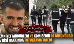 Ayhan Bora Kaplan Soruşturmasında 7 Şüpheli Gözaltında