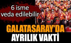 Galatasaray'da ayrılık vakti