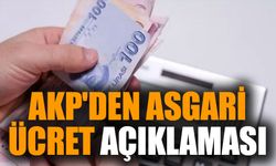 AKP'den asgari ücret açıklaması