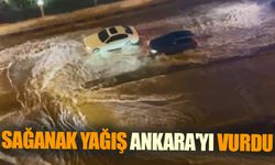 Ankara'da Ani Sağanak Hayatı Olumsuz Etkiledi