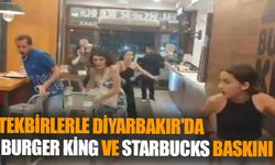 Diyarbakır'da Burger King ve Starbucks'a  Baskın
