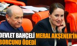 Devlet Bahçeli Meral Akşener'in Borcunu Ödedi