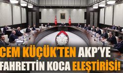 Cem Küçük’ten AKP’ye Fahrettin Koca eleştirisi!