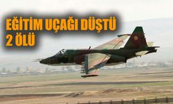 Ermenistan'da eğitim uçağı düştü