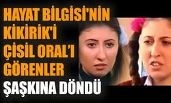 Hayat Bilgisi'nin Kikirik'i Çisil Oral'ı görenler şaşkına döndü