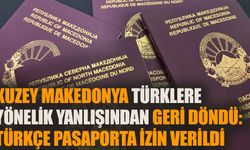 Kuzey Makedonya Türklere yönelik yanlışından geri döndü: Türkçe pasaporta izin verildi