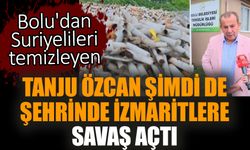 Bolu'dan Suriyelileri temizleyen Tanju Özcan şimdi de şehrinde izmaritlere savaş açtı