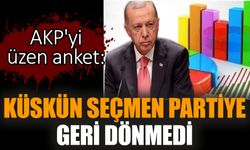 AKP'yi üzen anket: Küskün seçmen partiye geri dönmedi