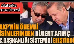 AKP’nin önemli isimlerinden Bülent Arınç C.Başkanlığı sistemini eleştirdi: Alaturka benzetmesi!