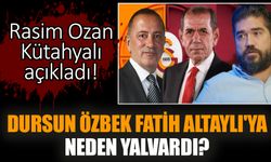 Dursun Özbek, Fatih Altaylı'ya neden yalvardı?