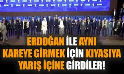 Erdoğan ile aynı kareye girmek için kıyasıya yarış içine girdiler!