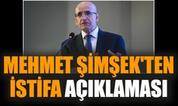 Mehmet Şimşek'ten istifa açıklaması