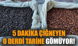 5 dakika çiğneyen o derdi tarihe gömüyor!