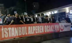 Alperen Ocakları'ndan Şeyda Yılmaz protestosu