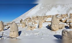 Nemrut Dağı'nda Kış Manzarası: Beyaz Bir Güzellik