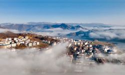 Tunceli'de Sisin Görüntüleri Dronla Kaydedildi