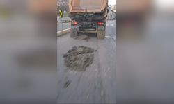 Kağıthane'de Hafriyat Kamyonu Tehlike Yarattı