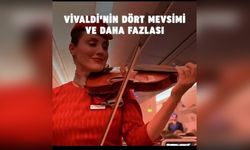 Kabin Memurları Uçakta Müzik Dinletisi Gerçekleştirdi