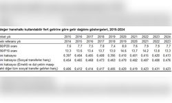 Gelir Dağılımı Oranları Açıklandı