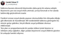 Cumhurbaşkanı Yardımcısı Yılmaz'dan Gelir Dağılımı Açıklaması