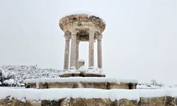 Burdur'daki Antik Kentler Karla Kaplandı