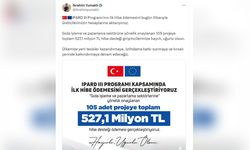 Bakanlık, 105 Projeye Toplamda 527,1 Milyon TL Hibe Sağladı