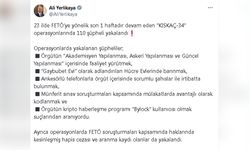 FETÖ'ye Yönelik Dev Operasyon: 110 Kişi Gözaltında