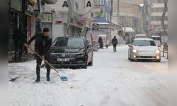 Van'da Yoğun Kar Yağışı Etkili Oluyor