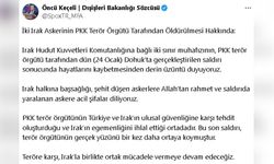 Dışişleri Bakanlığı'ndan PKK'nın Saldırısına Tepki