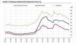 Ocak Ayında Enflasyon Beklentilerinde Düşüş Yaşandı