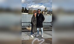 Aslı Enver ve Berkin Gökbudak Madrid'de Romantik Anlar Yaşadı