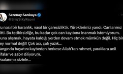 Grand Kartal Otel'de Yangın Faciası: Serenay Sarıkaya'dan Taziye Mesajı