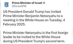 Trump, Netanyahu'yu Beyaz Saray'a Davet Etti