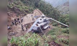 Peru'da Polis Helikopteri Dağlık Alanda Acil İniş Gerçekleştirdi