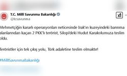 İki Terörist Hudut Karakoluna Teslim Oldu