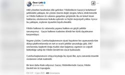 Çelik'ten ABD'nin Filistin Politikalarına Sert Tepki