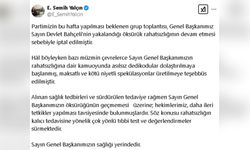 MHP Genel Başkanı'nın Sağlık Durumu Hakkında Açıklama Yapıldı