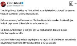 Bahçeli, Deprem Mağdurlarının Emanetlerine Sahip Çıkmanın Haysiyet Meselesi Olduğunu Vurguladı