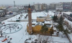 Kırşehir'in Büyüleyici Kar Manzaraları Dron ile Görüntülendi