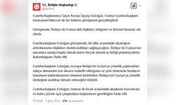 Erdoğan ve Macron'dan Önemli Görüşme