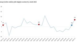 Aralık Ayında Sanayi Üretiminde Artış Kaydedildi