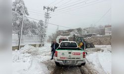 Gaziantep'te Kar Engeli Aşılarak Hastalara Ulaşıldı