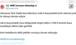 Irak'ın Kuzeyinde Terörle Mücadele Operasyonu: 5 Terörist Etkisiz Hale Getirildi