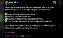 Vali Gül, İstanbul'da Olumsuz Hava Şartlarına Dikkat Çekti