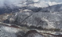 Bolu Dağı'nda Kış Manzarası Görücüye Çıktı